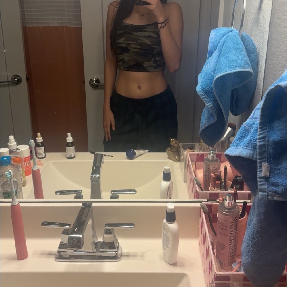 SHEIN Camouflage Tank Top
